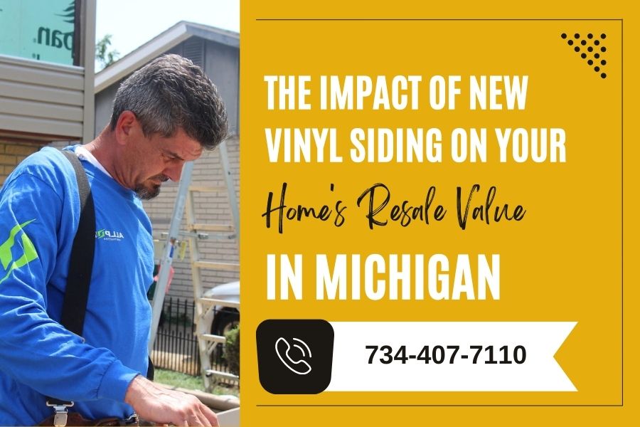 🏘️👍👷 The Impact of New Vinyl Siding on Your Home’s Resale Value in Michigan 🏠🏘️👀👍