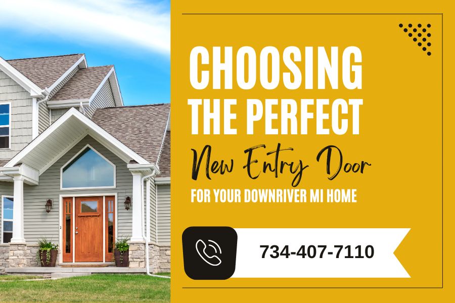 🏠🏘️👍👍Choosing the Perfect New Entry Door for Your Downriver, MI Home 🏠🏘️👍👍